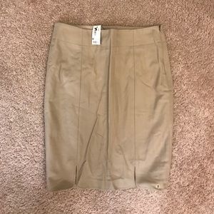 THE LIMITED TAN SUIT SKIRT